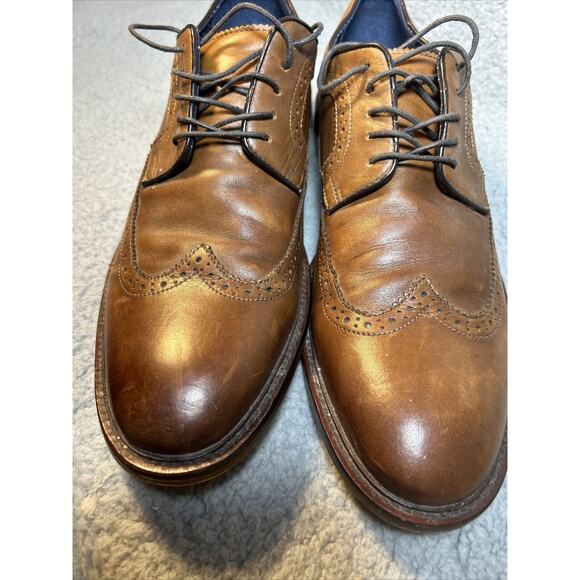 Aston Grey Collection Lovorwen Brown Wingtip Oxfords 11.5 - Picture 9 of 16